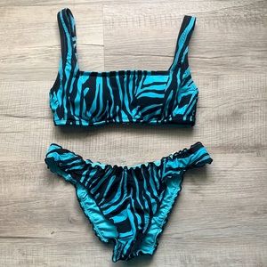 SHADE&SHORE Zebra Print Bikini